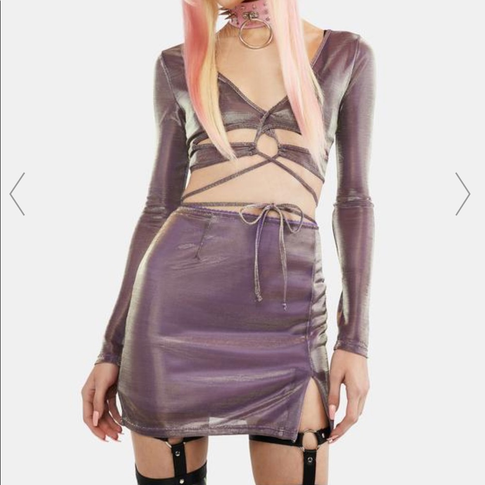 Shimmer Club Mini Skirt NWT